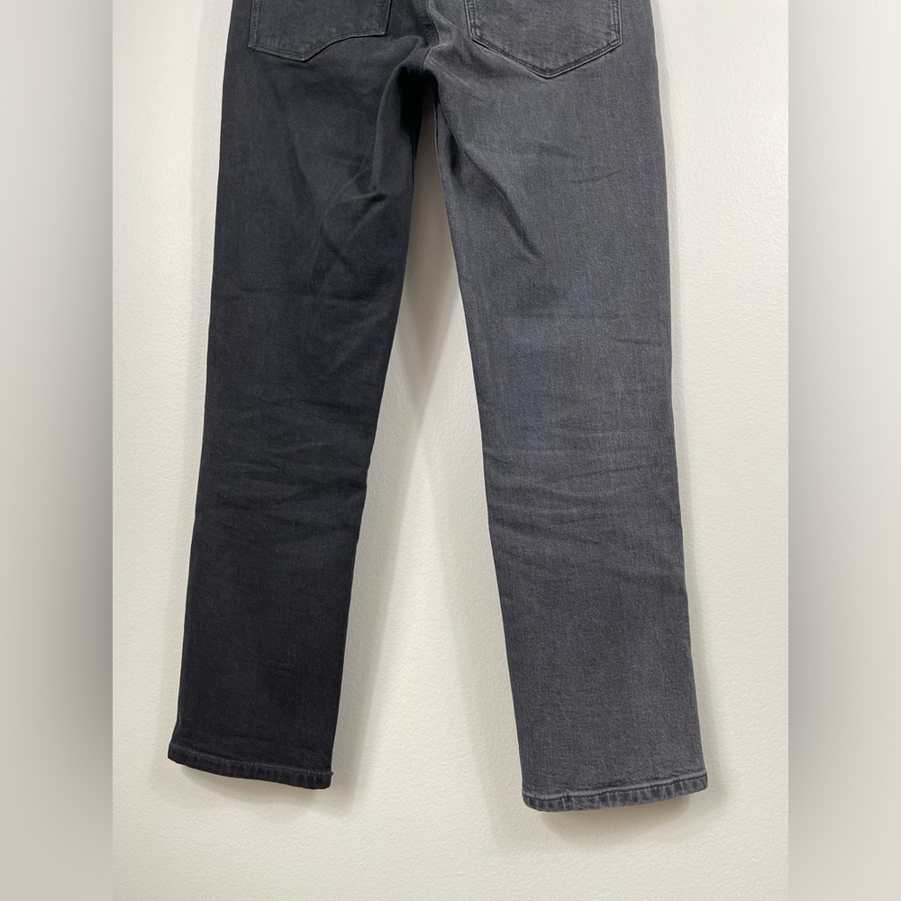 PAIGE Hoxton Straight Ankle Half & Half Sz 26" In Storm Black/ Pebble - Picture 9 of 16